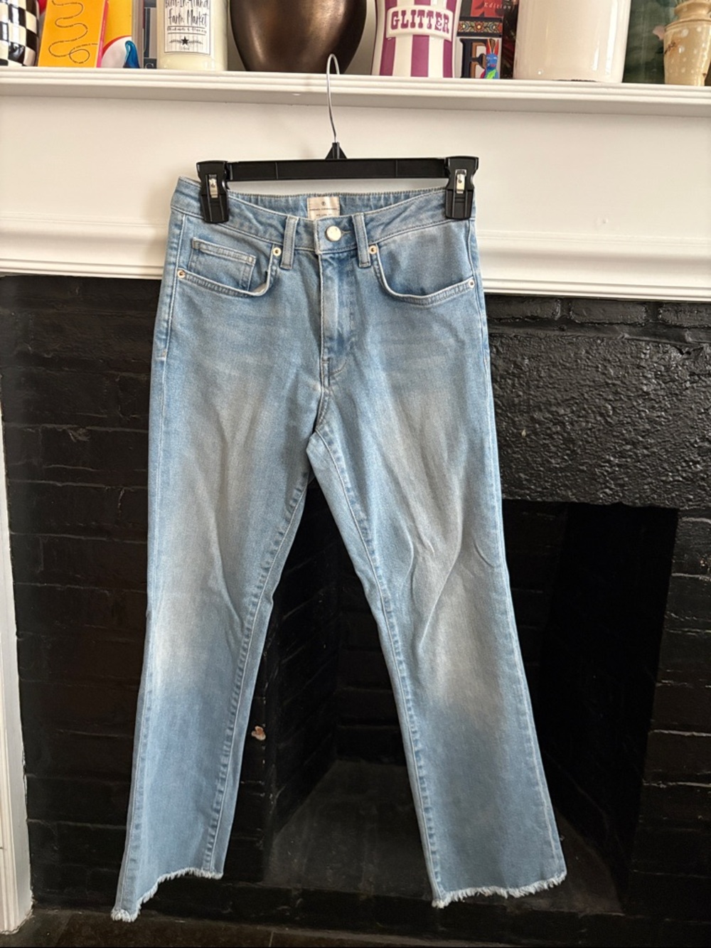 French Connection Straight Leg Cropped Jean
